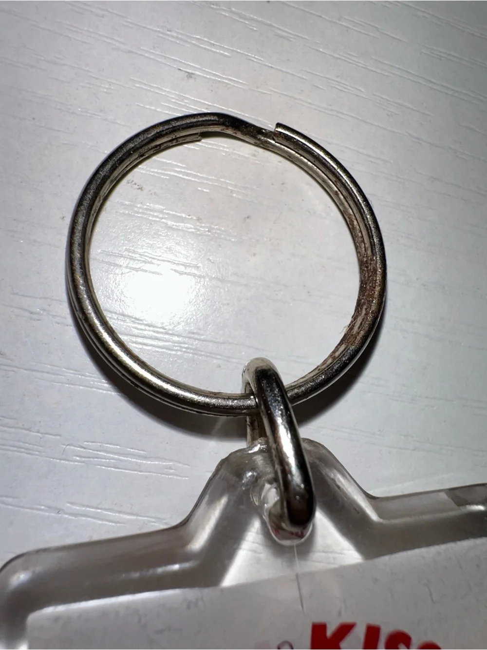 Vtg “Hogs and Kisses” Pig Keychain